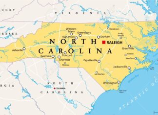 2025년 노스캐롤라이나 최고의 거주지 TOP 5