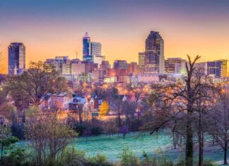 2025년 노스캐롤라이나 최고의 도시 TOP 7