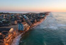 노스캐롤라이나 해안 침식, 예상보다 빠르게 진행 중