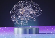 ICE 스킵 트레이싱 AI, NC 한인도 감시 대상이 될 수 있습니다 an abstract image of a sphere with dots and lines