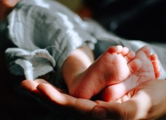노스캐롤라이나 영유아 사망률 8.7% 감소, 한인 가정이 알아야 할 보건 뉴스 person holding baby feet